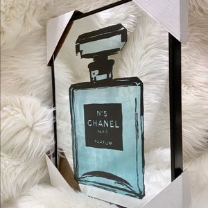 Chanel Nº 5 mirror framed